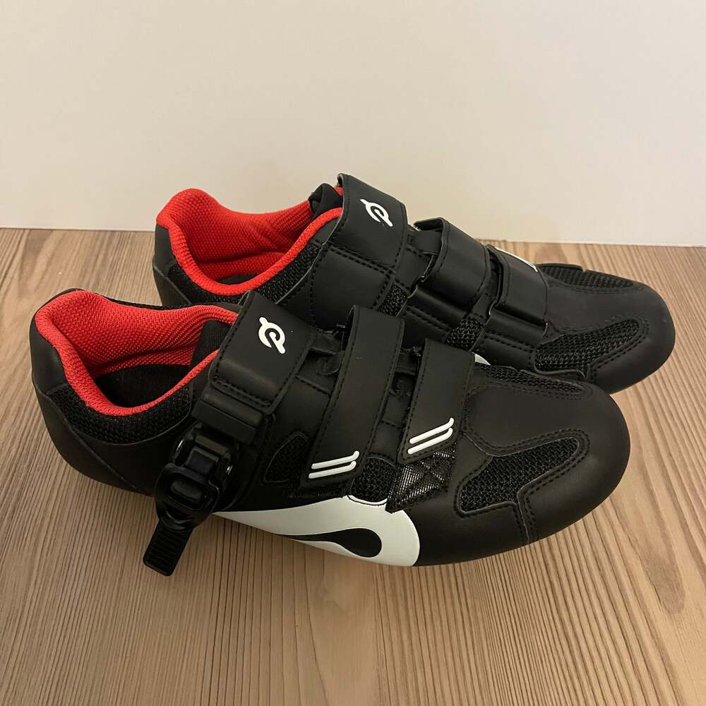 Peloton Cycling Shoes Black Red Unisex Size EU 40 US Men 7 or Women 9